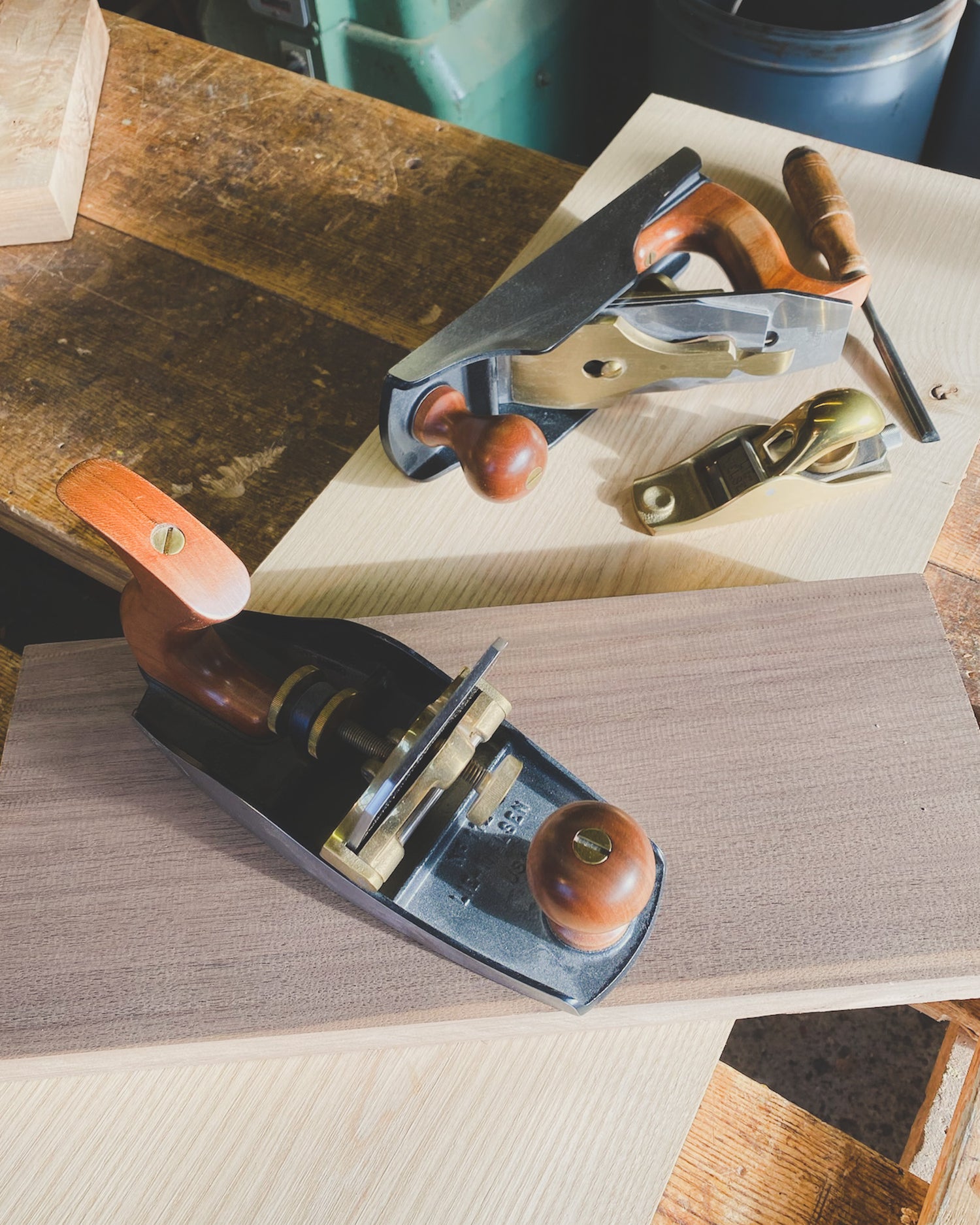 Woodworking tools used to handcraft beautiful homeware.