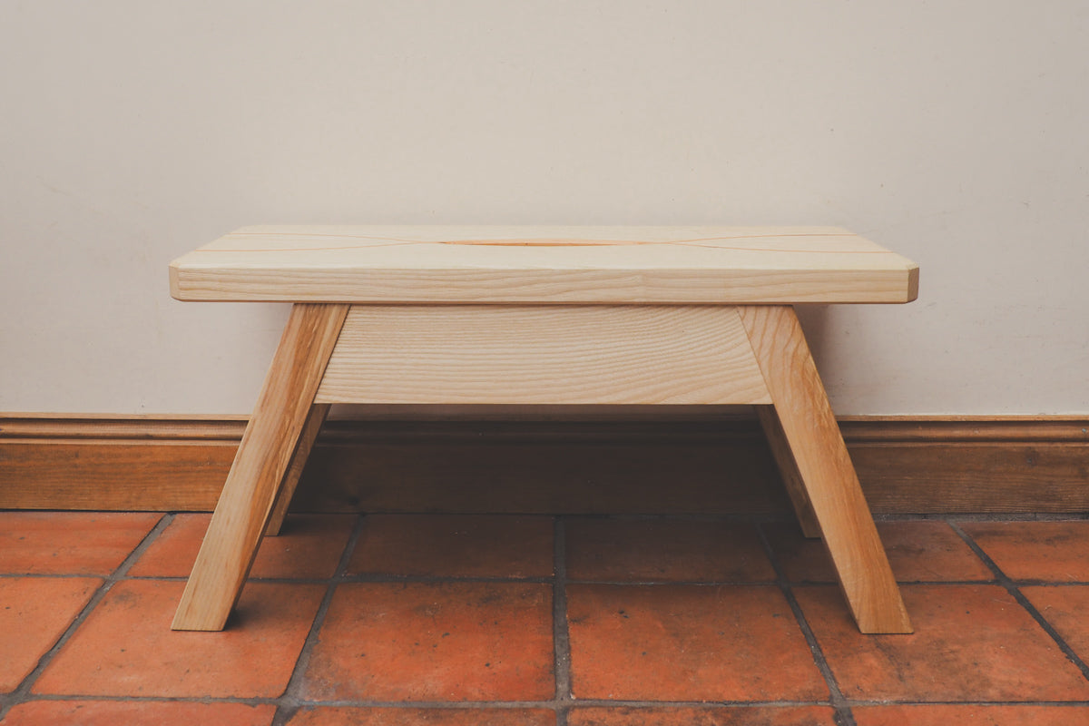 The Northumberland stool viewed from the side